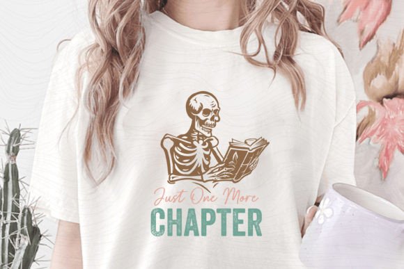 Reading Book SVG Just One More Chapter Graphic Crafts By Trendy T shirt Store