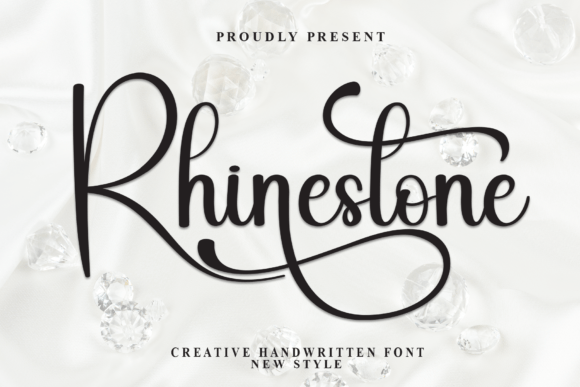 Rhinestone Script & Handwritten Font By william jhordy