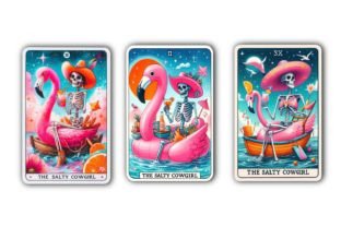 Salty Salty Tarot PNG Howdy Bitches Graphic Illustrations By Dreamshop 2