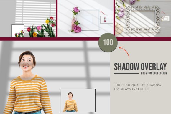 100 Shadow Overlay Background Mockup Graphic Layer Styles By mristudio