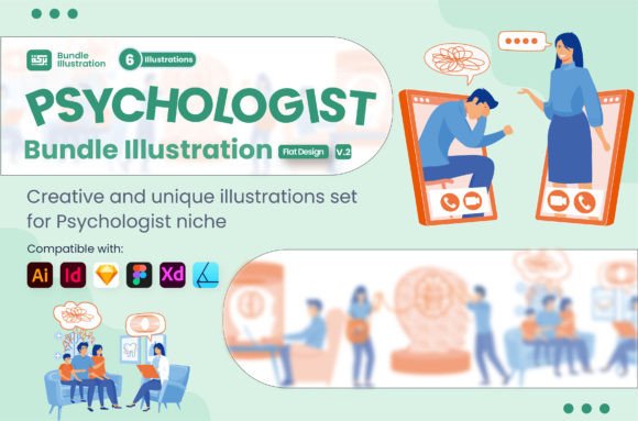 Design Regarding Psychologist 2 Graphic Illustrations By alwi.chabib