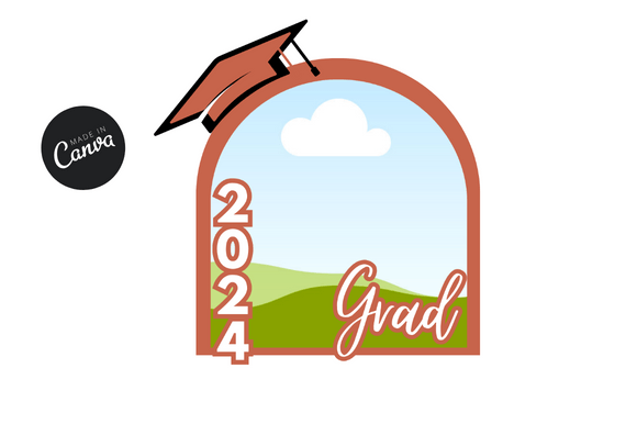 Editable Graduation 2024 Gráfico Plantillas Gráficas Por FolieDesign