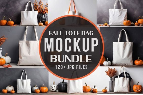 Fall Tote Bag Mockup Bundle Bundle By Mockup