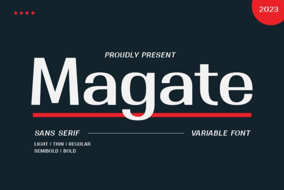 Magate Sans Serif Font By TypeFactory
