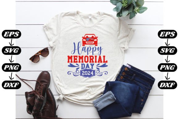 Memorial Day, Happy Memorial Day 2024. Afbeelding Afdruk Sjablonen Door Fashion Store