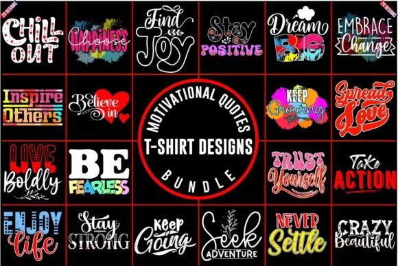 Motivational Quotes T-Shirts Bundle Bundle By creativedesigner5530