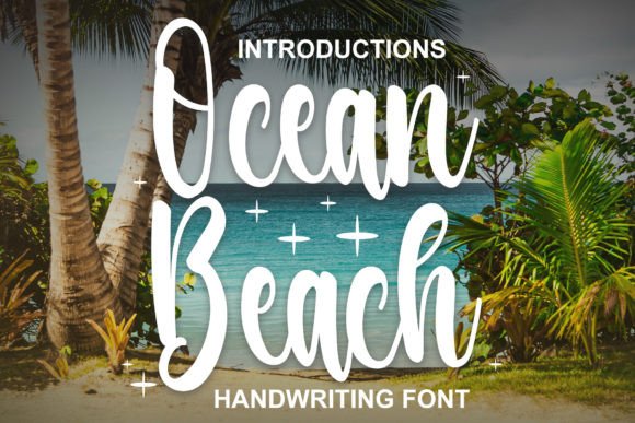 Ocean Beach Script & Handwritten Font By 21Design