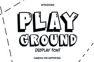 Playground Display Font By nattyinshop 1
