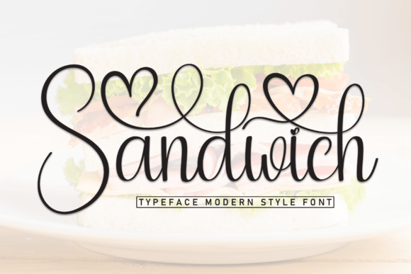 Sandwich Script & Handwritten Font By andikastudio