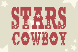 Stars Cowboy Decorative Font By GraphicsNinja 2