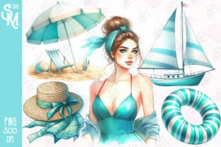 Summer Beach Vibe Clipart PNG Graphics Graphic Illustrations By StevenMunoz56 2