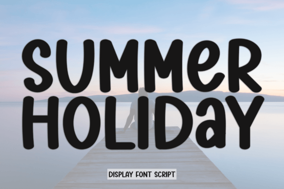 Summer Holiday Display Font By Creatype Designer