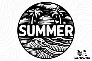 Summer SVG | Beach SVG | Beach Life SVG Graphic Crafts By Ya_Design Store 1