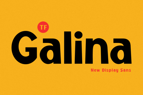  Galina Font Sans Serif Font By teenagefoundry