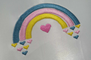 3D Rainbow Winter Embroidery Design By Embroidery World 2