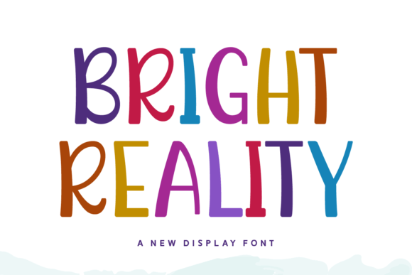 Bright Reality Display Font By Creative Fabrica Fonts