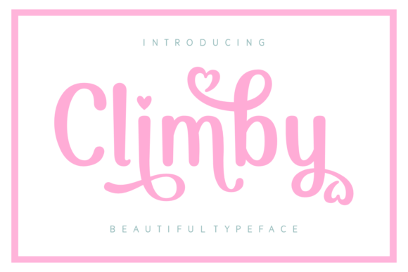 Climby Display Font By Creative Fabrica Fonts