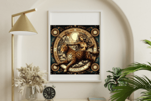 Leopard Zodiac Signs Clipart Horoscope Graphic AI Illustrations By Rewardy Game 5