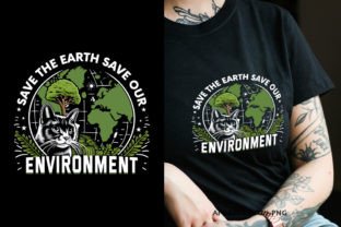Save the Earth Save Our Environment T-sh Graphic T-shirt Designs By Comet IT 3