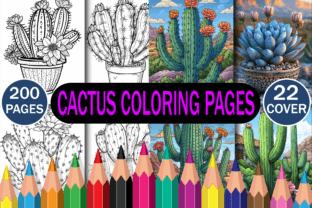 Cactus Coloring Pages for Adults Graphic Coloring Pages & Books Adults By Printable Design Store 1