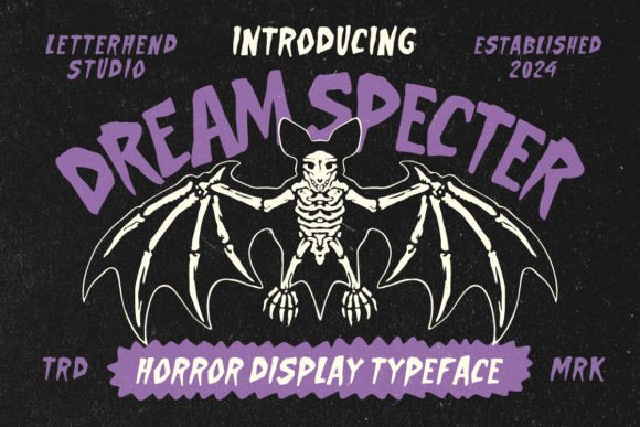 Dream Specter Display Font By letterhend