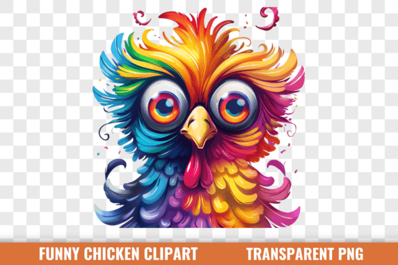 Funny Chickens Clipart Graphic Illustrations By CraftArt