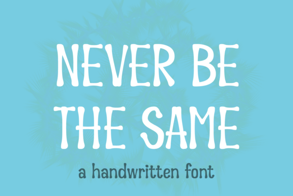 Never Be the Same Script & Handwritten Font By Creative Fabrica Fonts