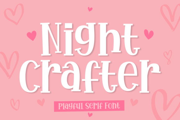 Night Crafter Polices Sérif Police Par Creative Fabrica Fonts
