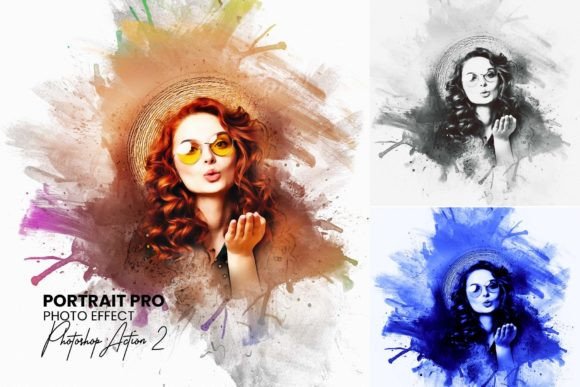 Portrait Pro Photoshop Action Graphic Actions & Presets By mristudio