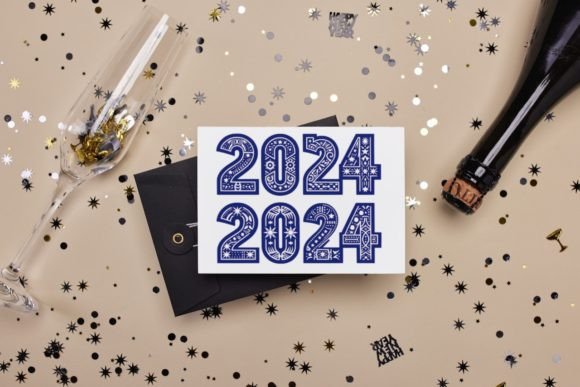 2024 Happy New Year Graphic Crafts By jgalluccio