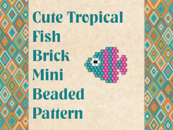 Beaded Cute Tropical Fish Graphic Beading Patterns By KseniyaOmega