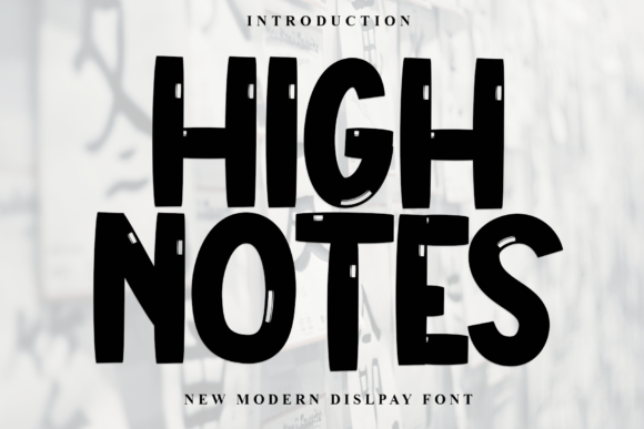 High Notes Display Font By Inermedia STUDIO