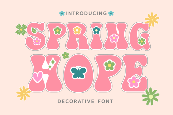 Spring Hope Decorative Font By Creative Fabrica Fonts