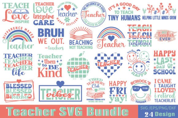 Teacher SVG Bundle Graphic Crafts By DollarSmart