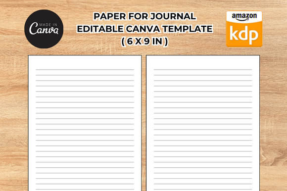 KDP Template for Journals Graphic KDP Keywords By FolieDesign