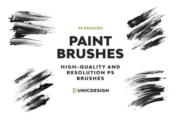 Paint Photoshop Brushes Graphic Brushes By UnicDesign