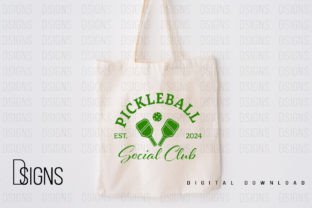 Pickleball Social Club Sport Sublimation Graphic T-shirt Designs By DSIGNS 5