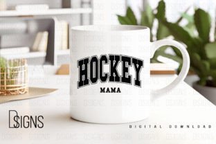 Retro Hockey Mama Sports Sublimation Grafika Projekty Koszulek Przez DSIGNS 4