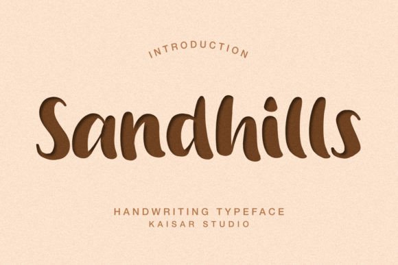 Sandhills Script & Handwritten Font By Kaisar Studio