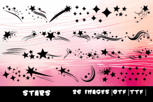 Stars Dingbats Font By MOMAT THIRTYONE 1
