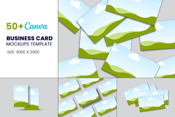 50+ Canva Fram Business Card Mockups Afbeelding Product-proefmodellen Door Waliullah Solutions