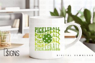 Groovy Pickleball Sports Sublimation Png Graphic T-shirt Designs By DSIGNS 6