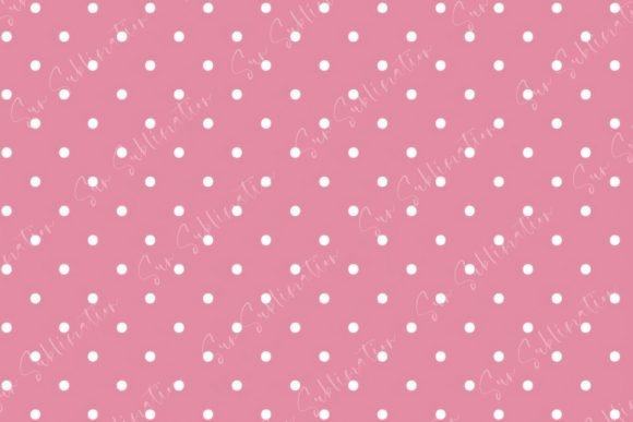 Pink Polka Dot Pattern Background Gráfico Fondos Por Sun Sublimation