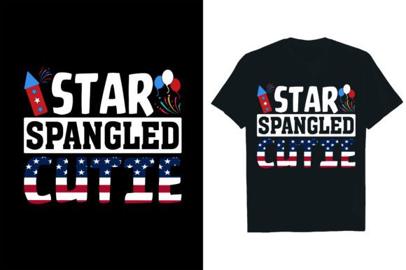 STAR SPANGLED CUTIE Grafik T-shirt Designs Von Rextore