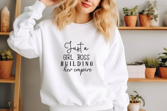 Just a Girl Boss Building Her Empire,svg Grafica Design di T-shirt Di fiverrservice1999