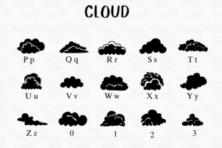 Cloud Dingbats Font By Nongyao 3
