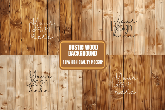 Rustic Wood Background Mockup Graphic Product Mockups By CraftArt
