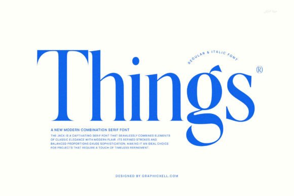 Things Serif Font By Graphicxell