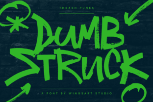 Thrash Punks Script & Handwritten Font By wingsart 8