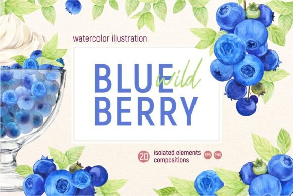 Wild Blueberries, Part 2 Graphic Illustrations By Tatapilip